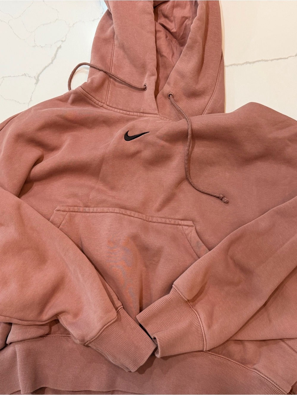 Nike Dusty Brown Hoodie with Black Swoosh
